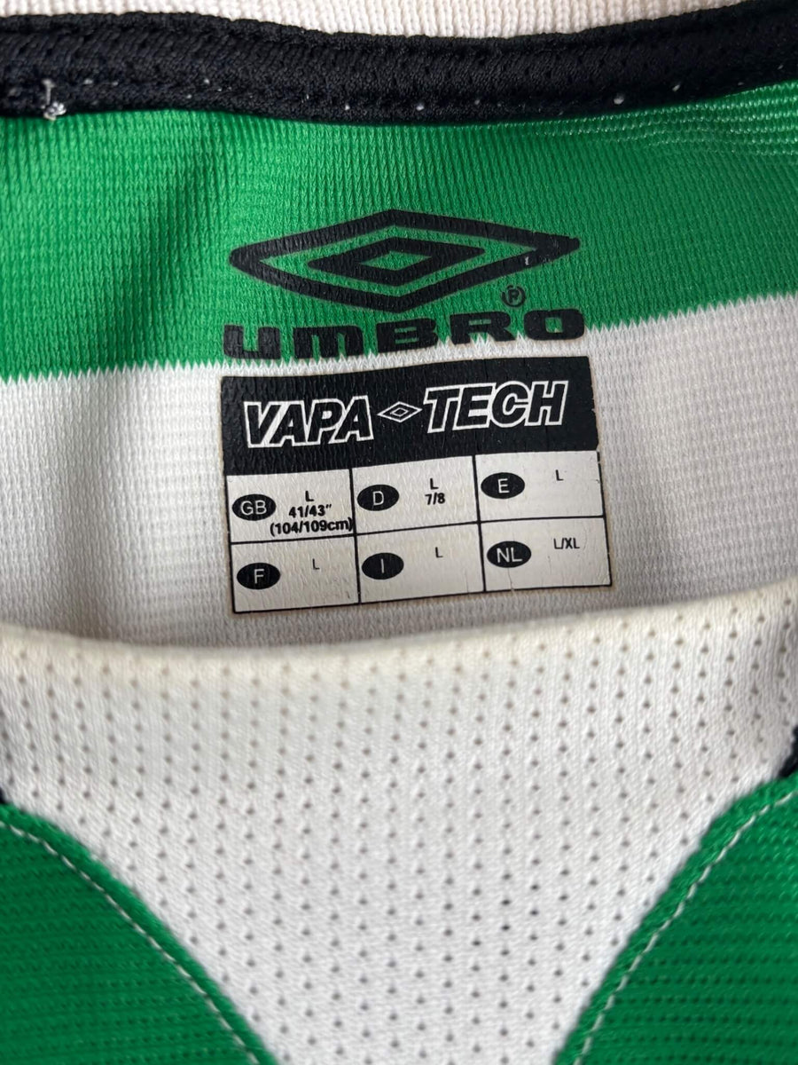 Celtic Home Shirt 2001/2 Larsson 7 (L)
