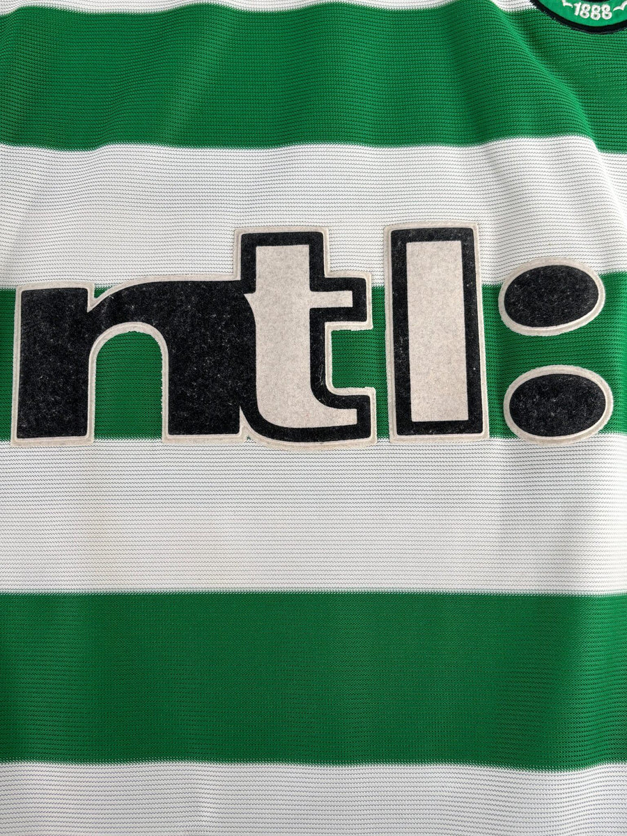 Celtic Home Shirt 2001/2 Larsson 7 (L)