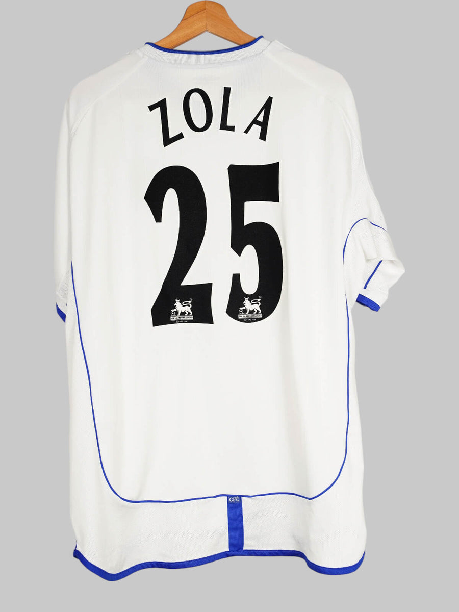 Chelsea Away Shirt 2001/2 Zola 25 (XL)