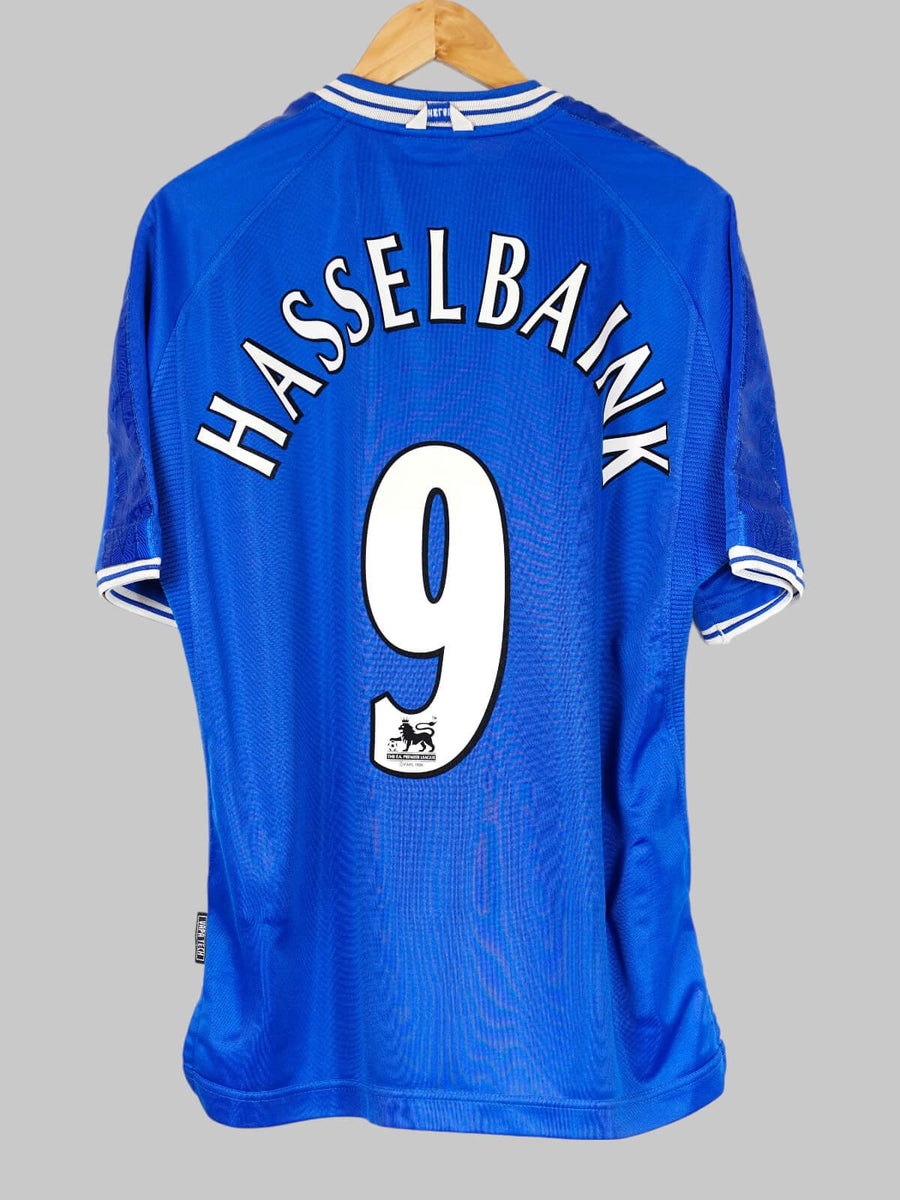 Chelsea Home Shirt 1999-01 Hasselbaink 9 (L)