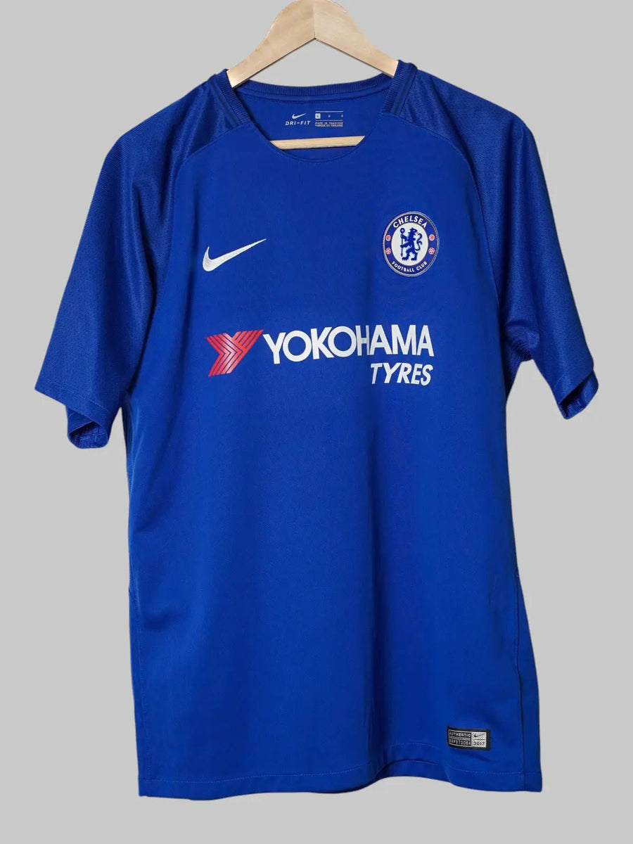 Chelsea Home Shirt 2017/18 Hazard 10 (L)