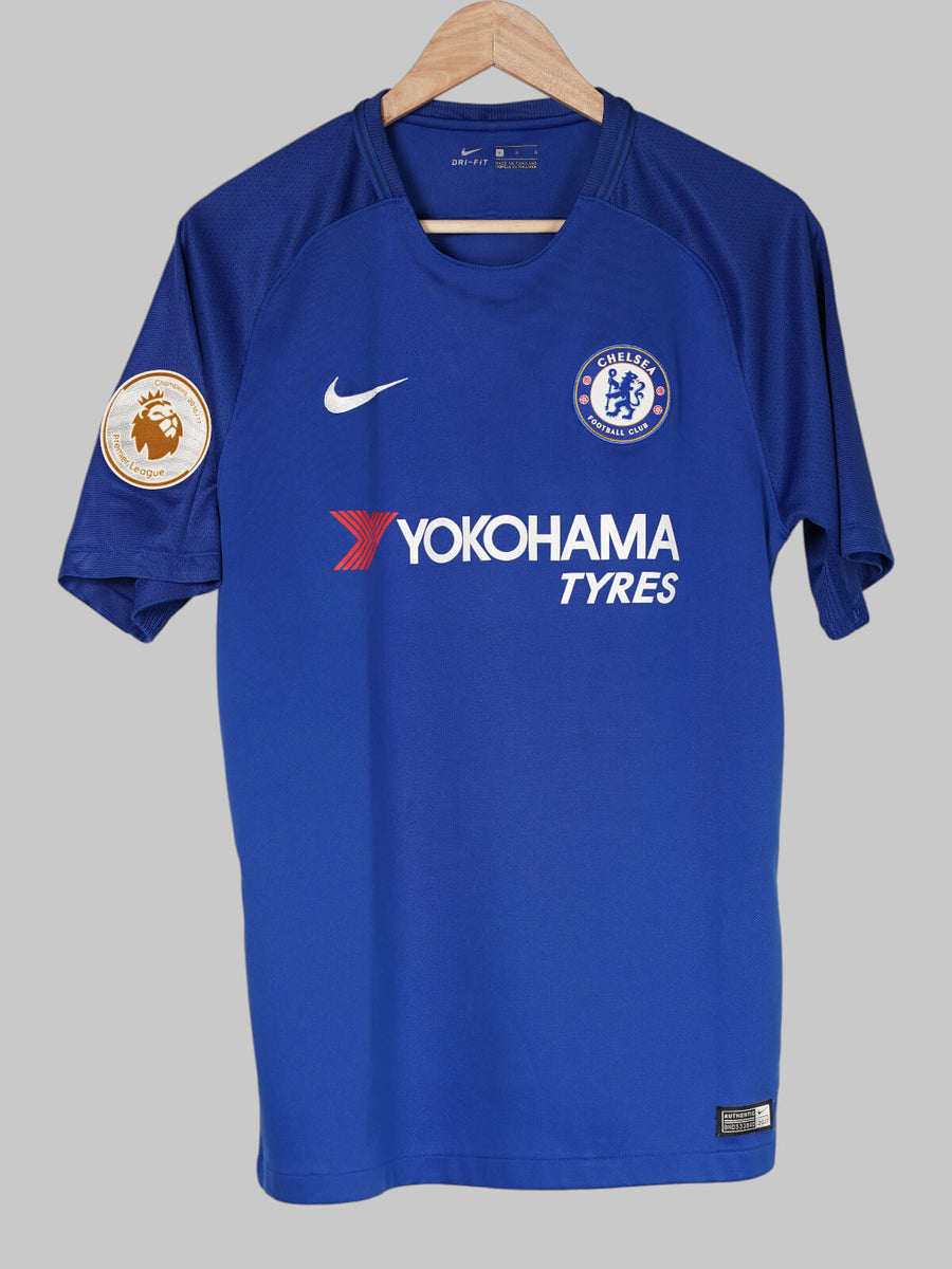 Chelsea Home Shirt 2017/18 Hazard 10 (L)