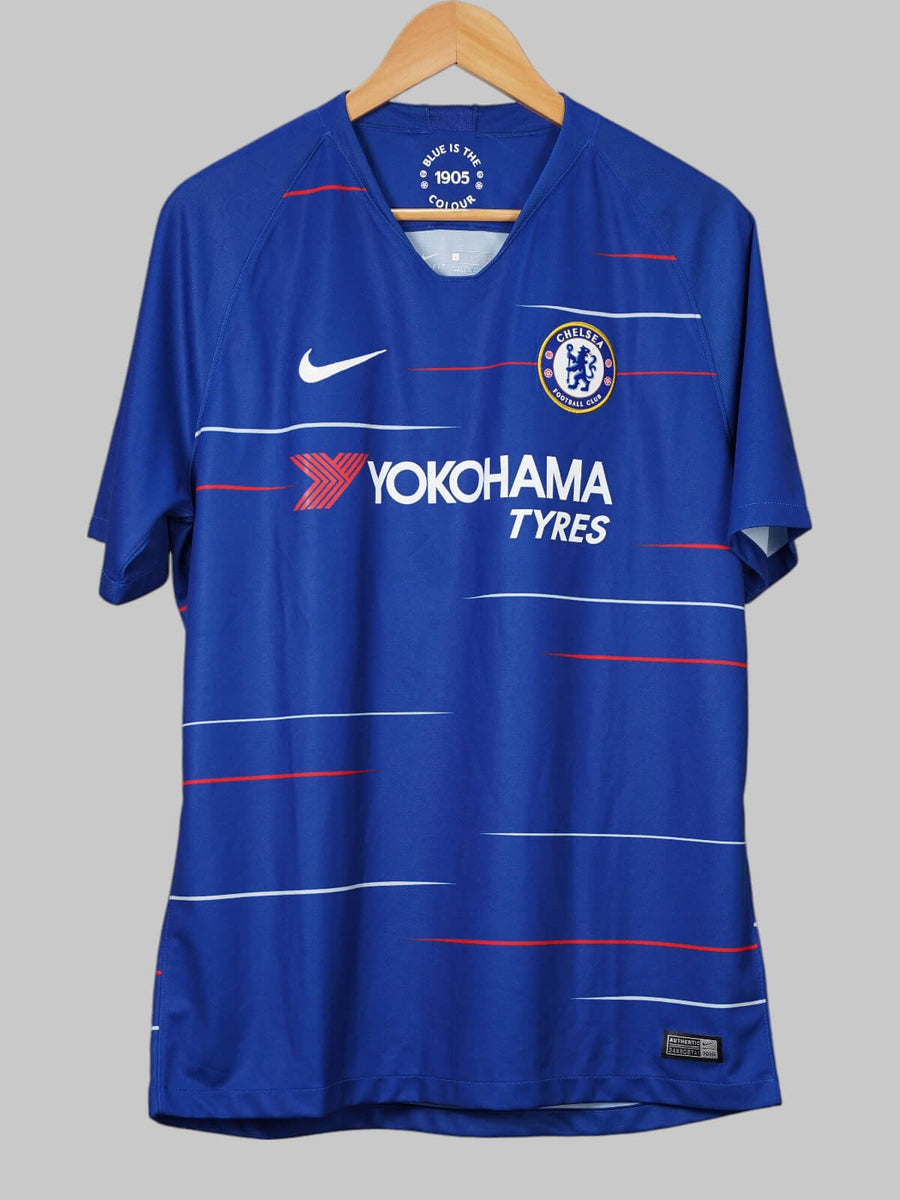 Chelsea Home Shirt 2018/19 Hazard 10 (L)