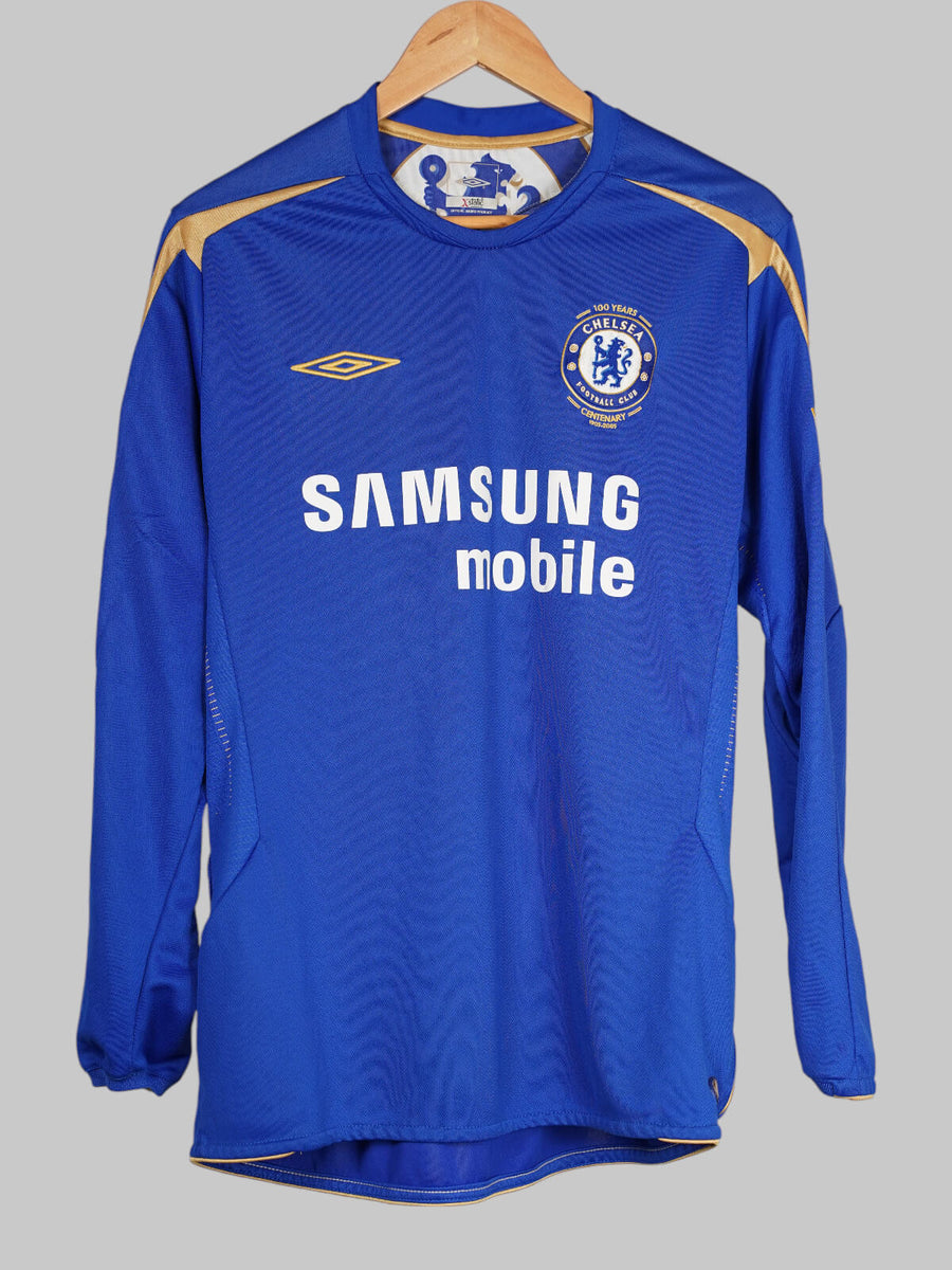Chelsea Home Shirt L/S 2005/6 4 Makelele 4 (L)