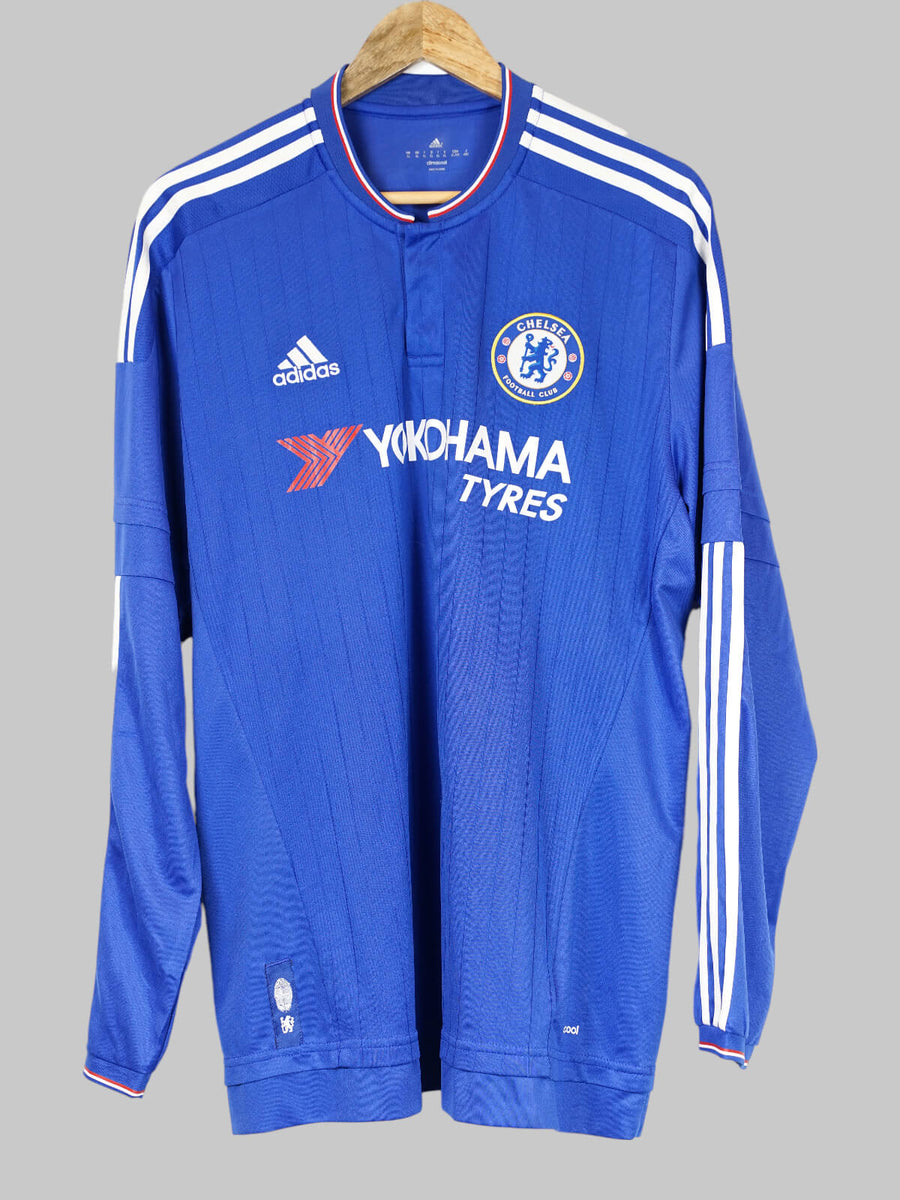 Chelsea Home Shirt L/S 2015/16 Hazard 10 (XL)