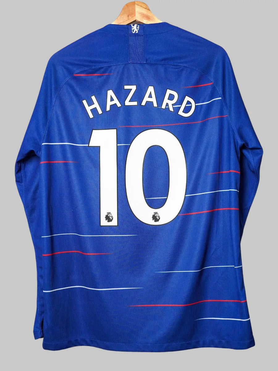 Chelsea Home Shirt L/S 2018/19 Hazard 10 (L)