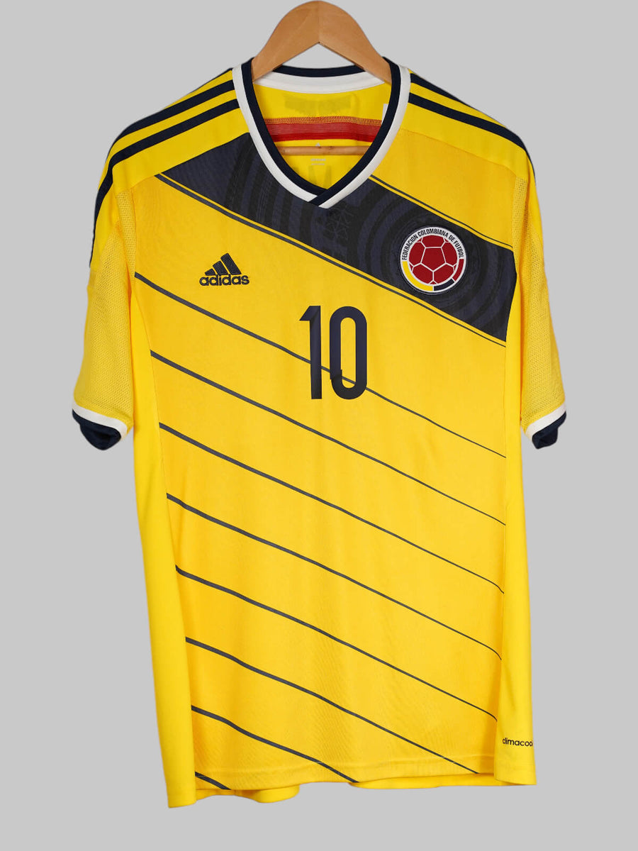 Colombia Home Shirt 2014/15 James 10 (L)