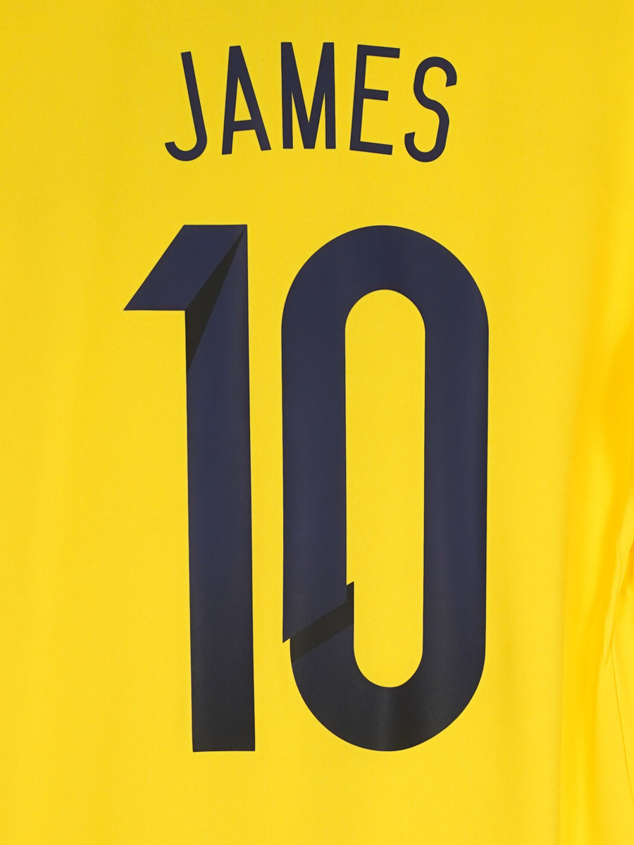 Colombia Home Shirt 2014/15 James 10 (L)