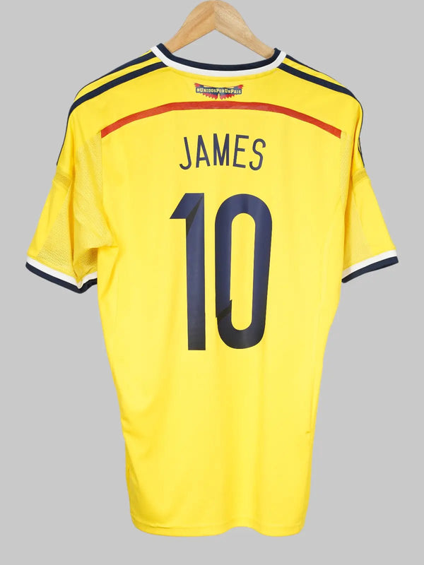 Colombia Home Shirt 2014/15 James #10 (M)