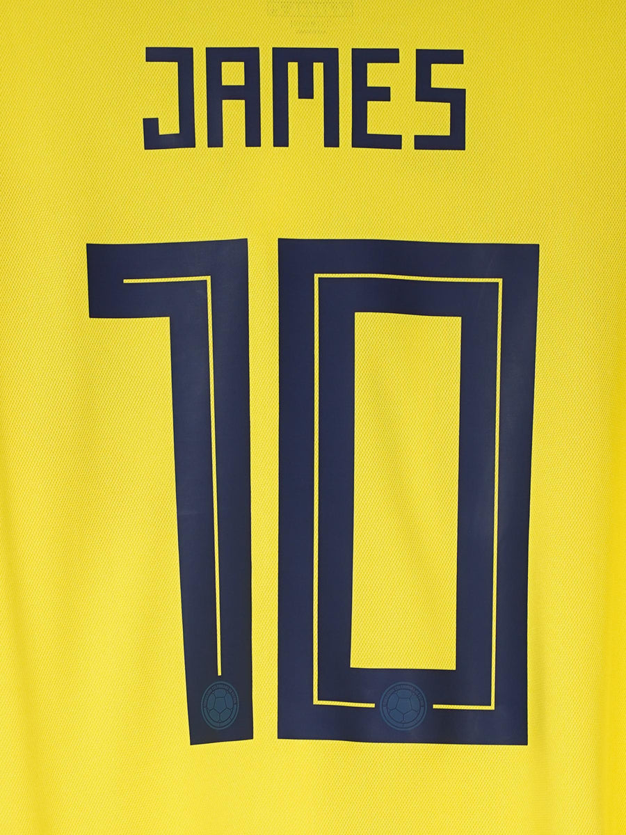 Colombia Home Shirt L/S 2018/19 BNWT James 10 (L)
