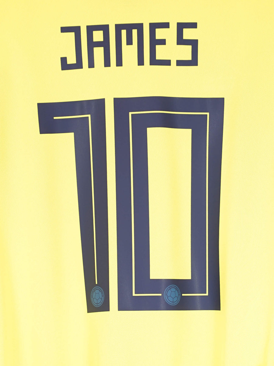 Colombia Home Shirt L/S 2018/19 James 10 (M)