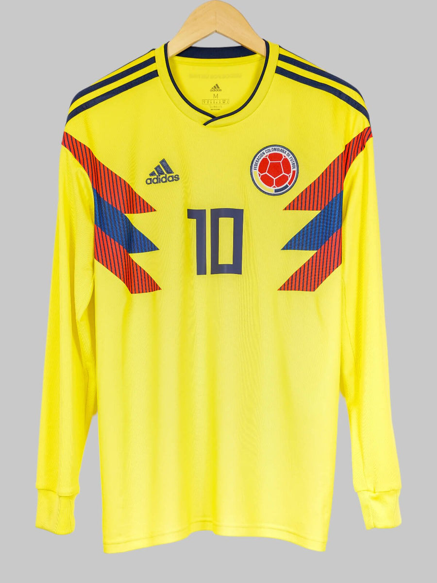 Colombia Home Shirt L/S 2018/19 James 10 (M)