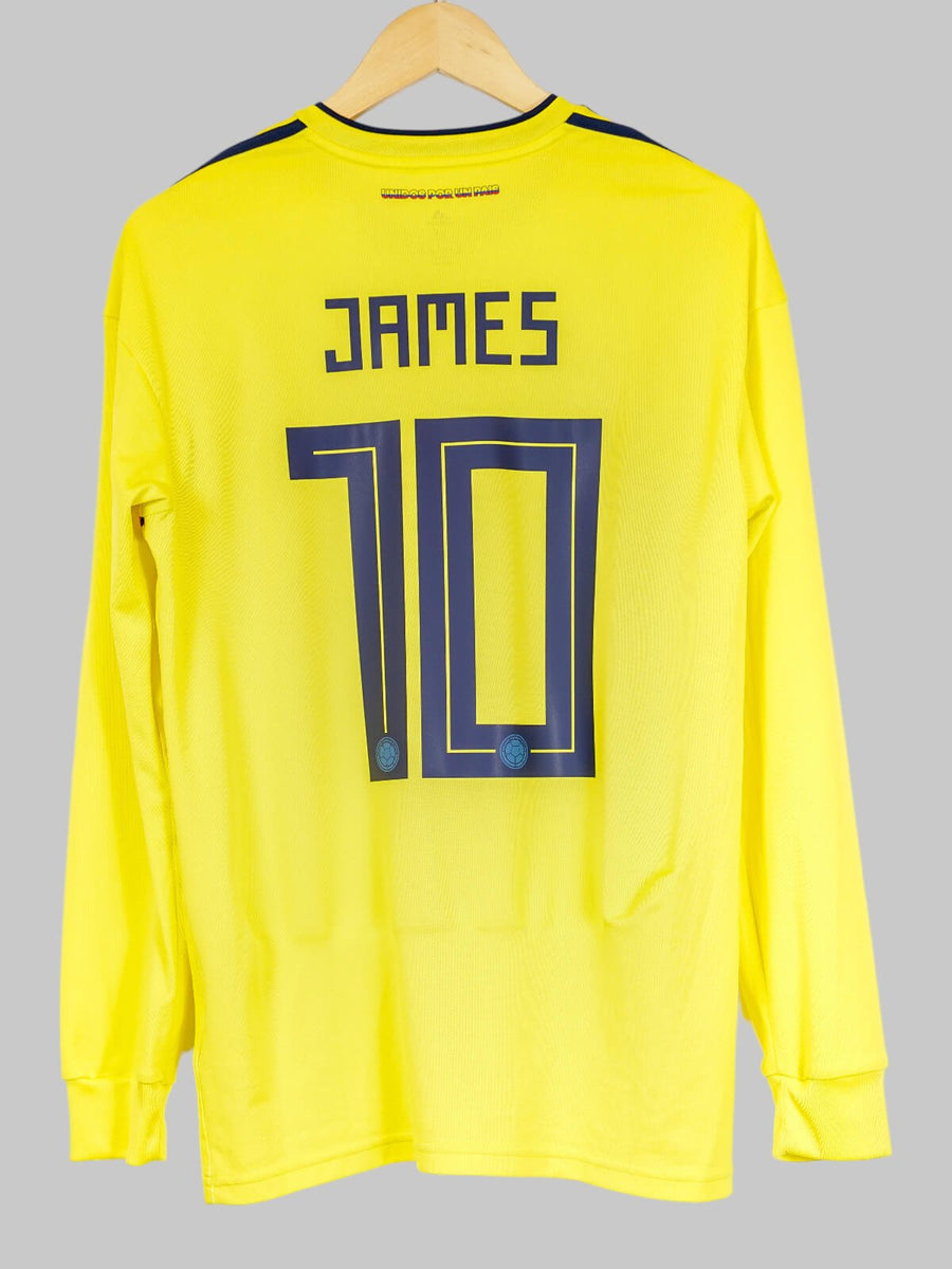 Colombia Home Shirt L/S 2018/19 James 10 (M)
