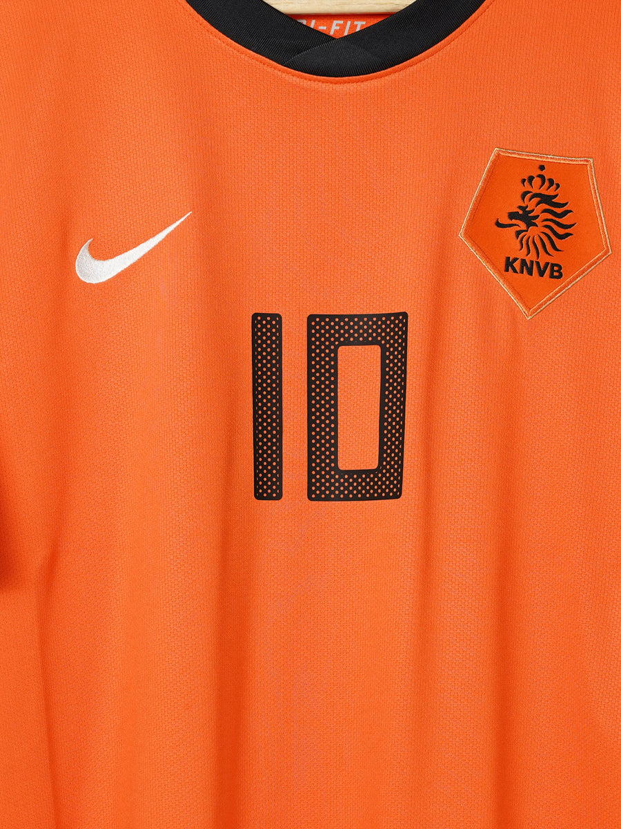 2010/11 Netherlands Sneijder #10 Home Shirt (XL)