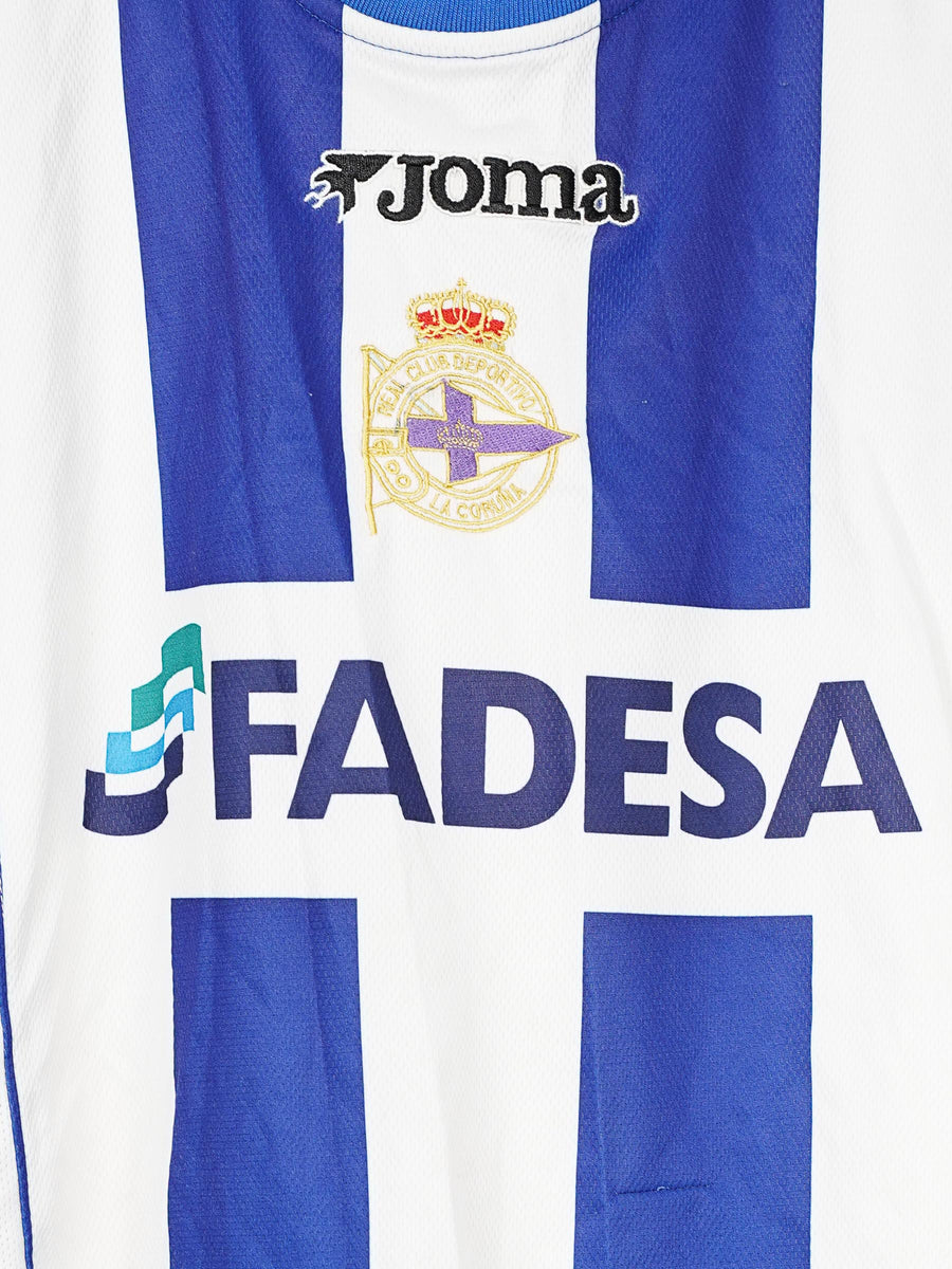 Deportivo de La Coruña Home Shirt 2002/3 D. Tristan 9 (Kids L)