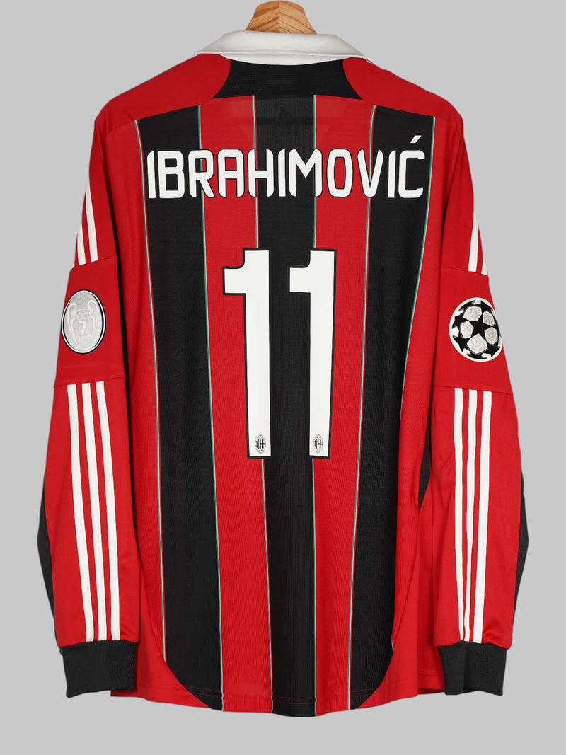AC Milan Home Shirt L/S 2012/13 Ibrahimovic #11 (XL)