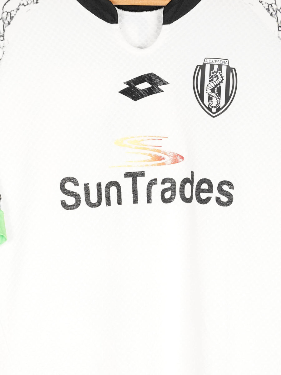 2015/16 AC Cesena Succi #19 Home Shirt Match Worn/Issued Signed (XL)