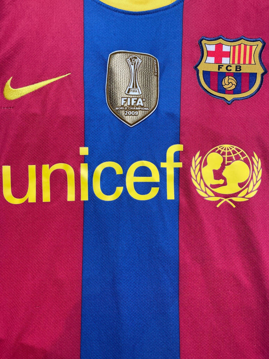 2010/11 Barcelona Puyol #5 Home Shirt (M)