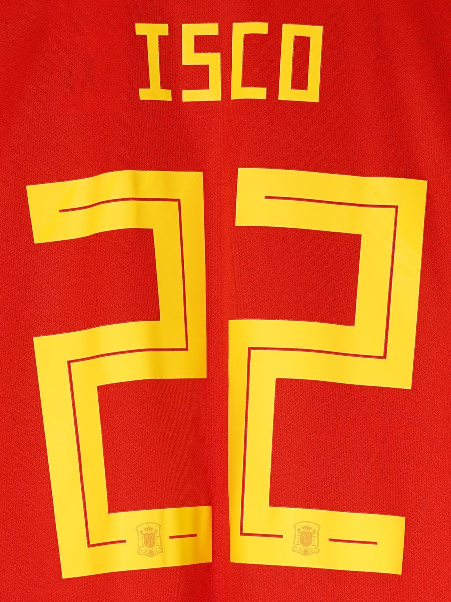 2018/19 Spain Isco #22 Home Shirt (XL)
