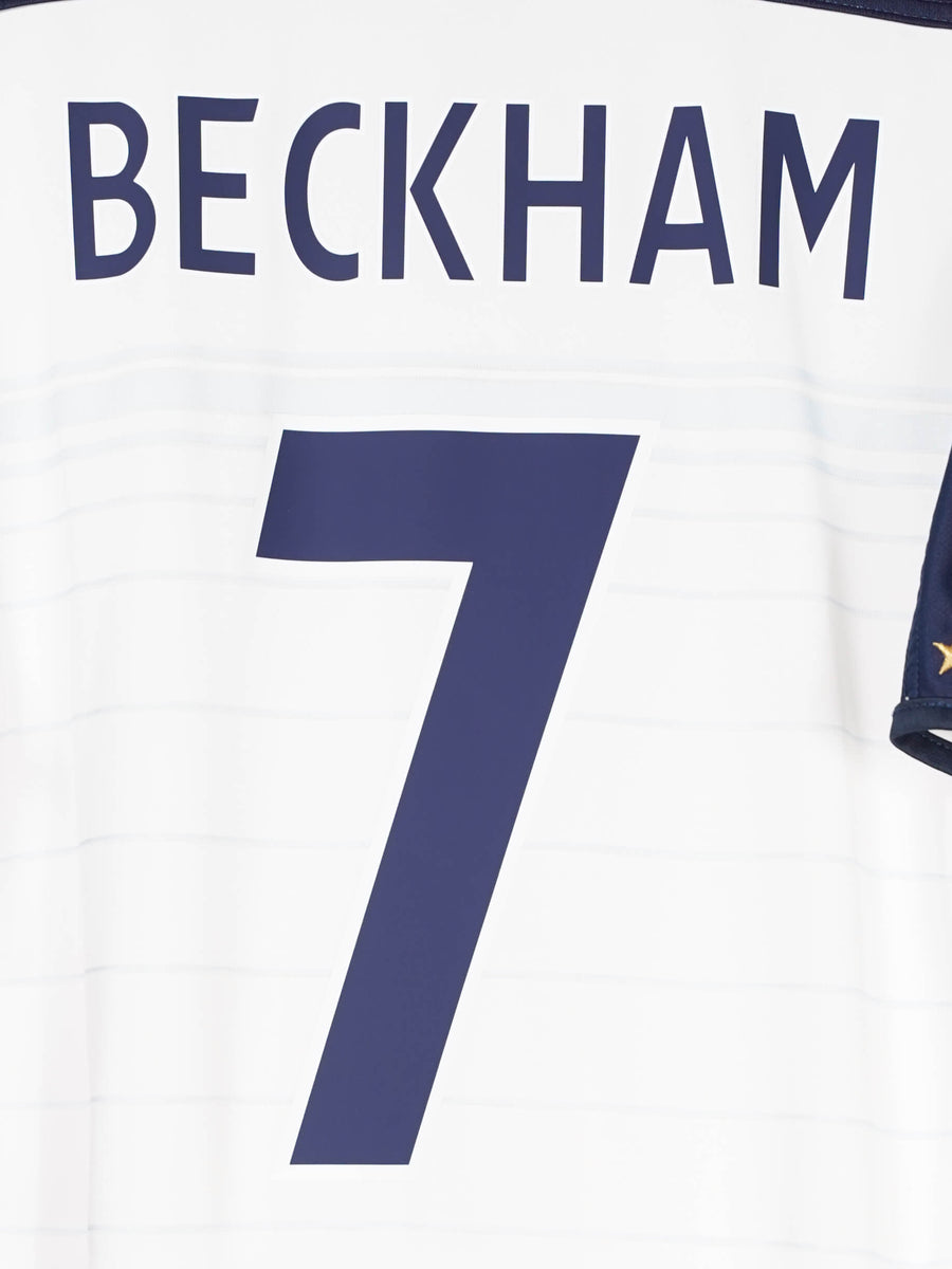 2004/05 England Beckham #7 Home Shirt (XL)