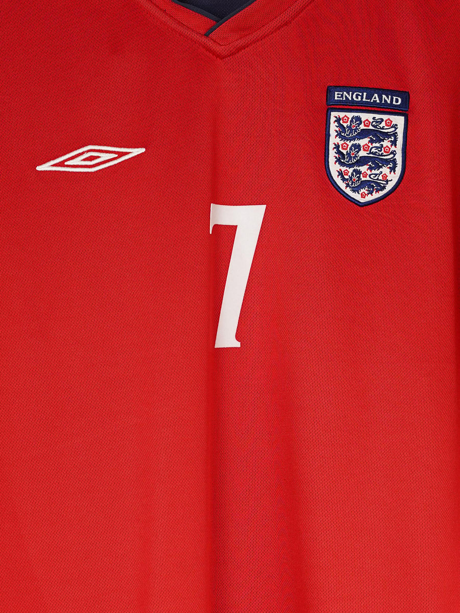 England Away Shirt 2002/3 Beckham 7 (L)