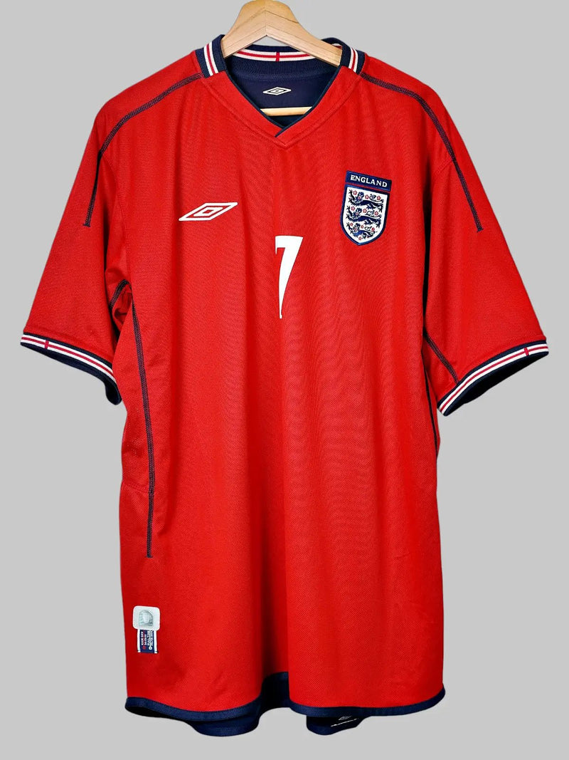 England Away Shirt 2002/3 Beckham 7 (XL)