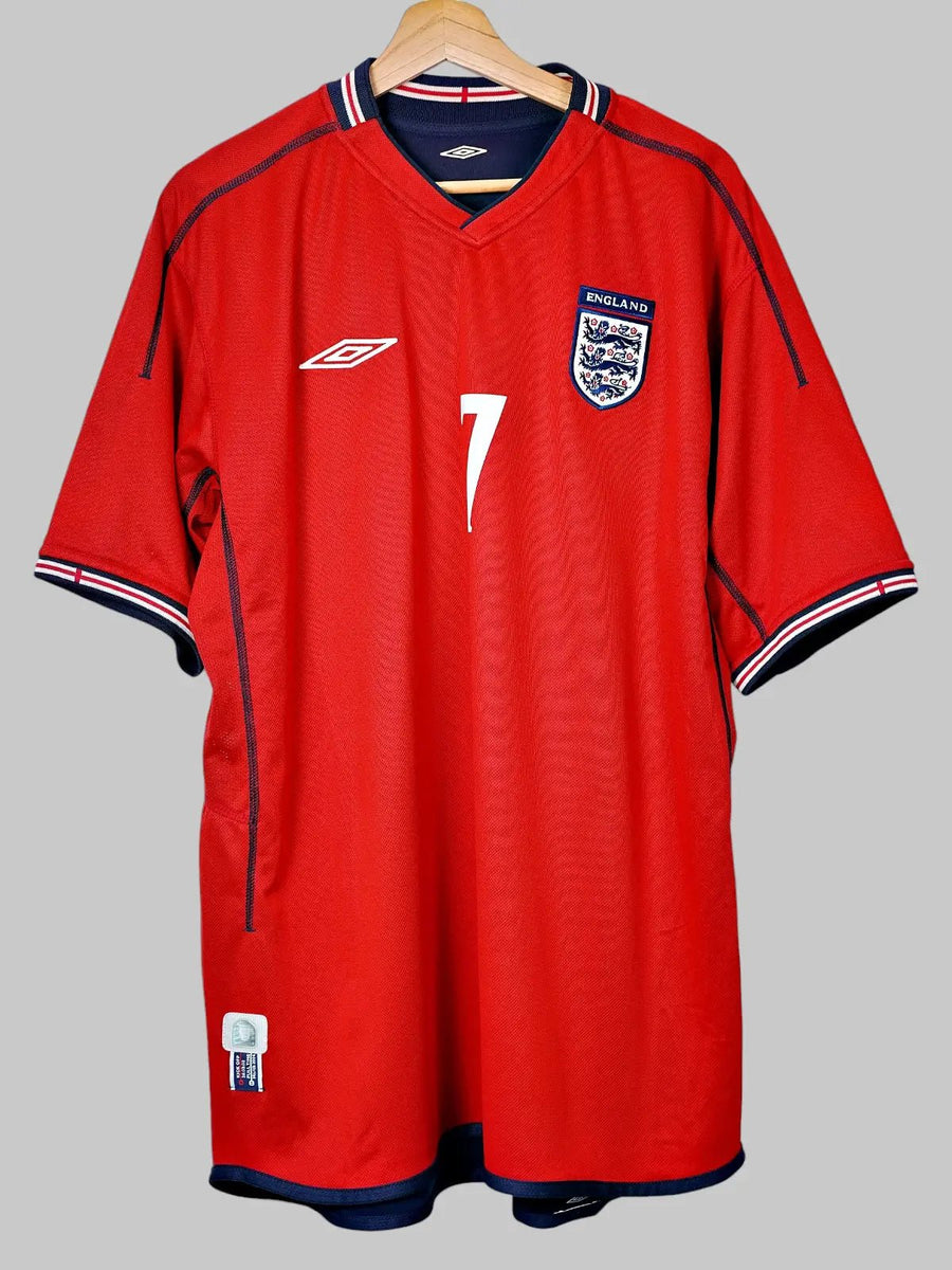 England Away Shirt 2002/3 Beckham 7 (XL)