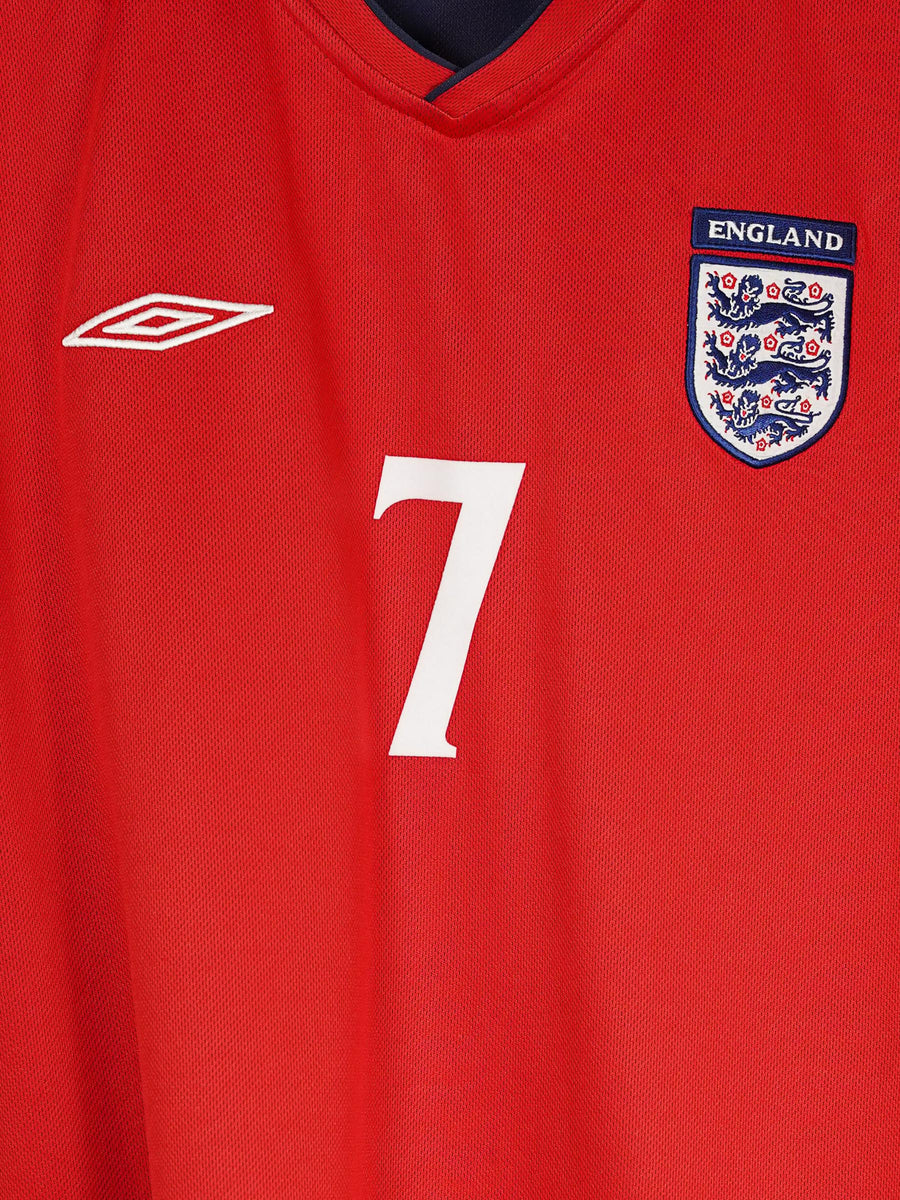 England Away Shirt 2002/3 Beckham 7 (XL)