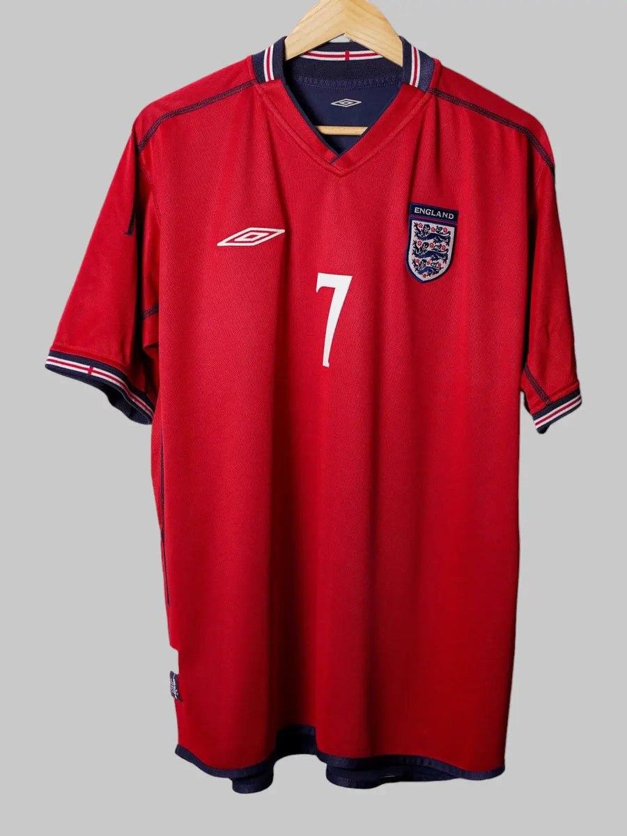 England Away Shirt 2002/4 Beckham 7 (XL)