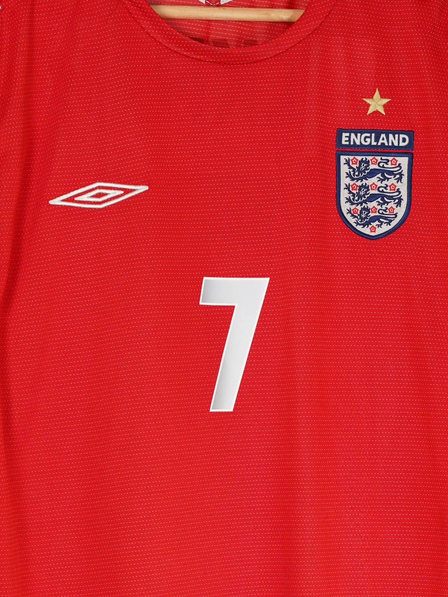 England Away Shirt 2004/5 Beckham 7 (XL)