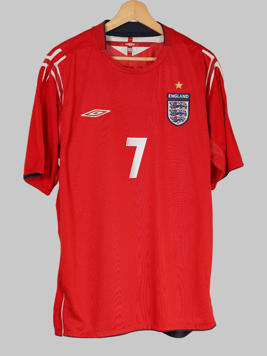 England Away Shirt 2004/5 Beckham 7 (XL)
