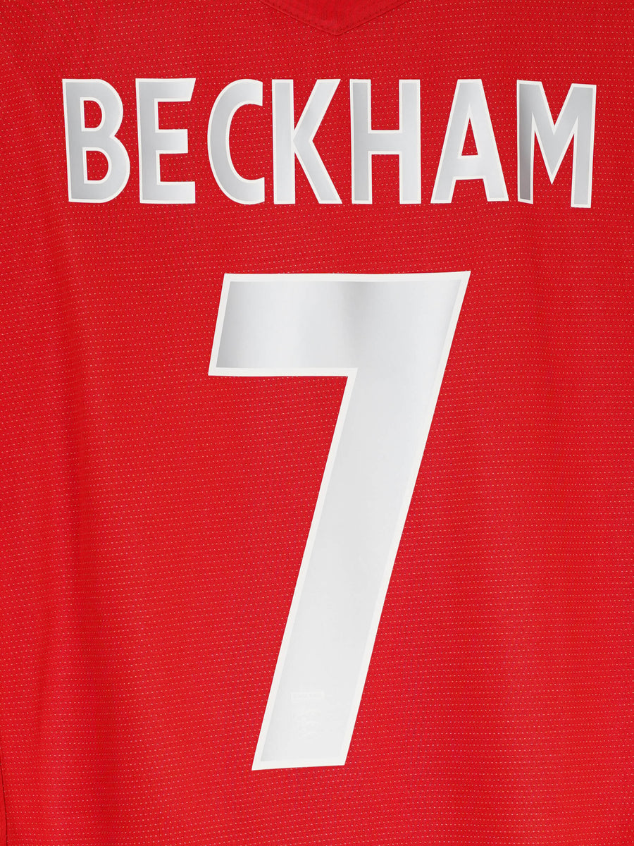 England Away Shirt 2004/5 Beckham 7 (XL)