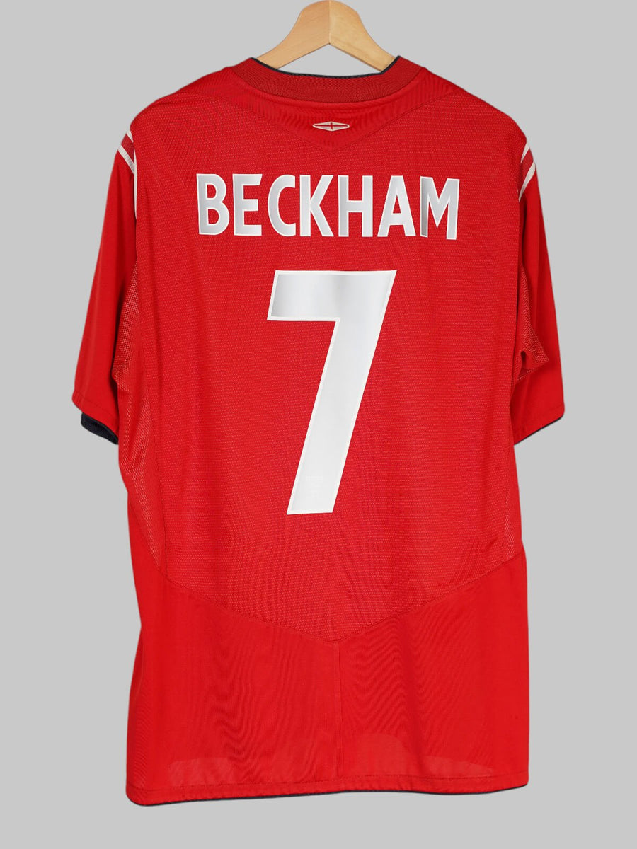 England Away Shirt 2004/5 Beckham 7 (XL)