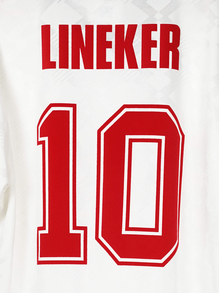 England Home Shirt 1990/92 Lineker #10 (L)