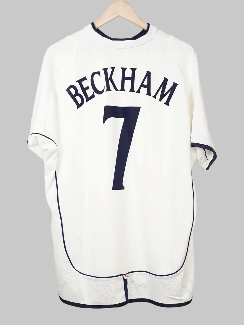 England Home Shirt 2002/3 Beckham 7 (XL)