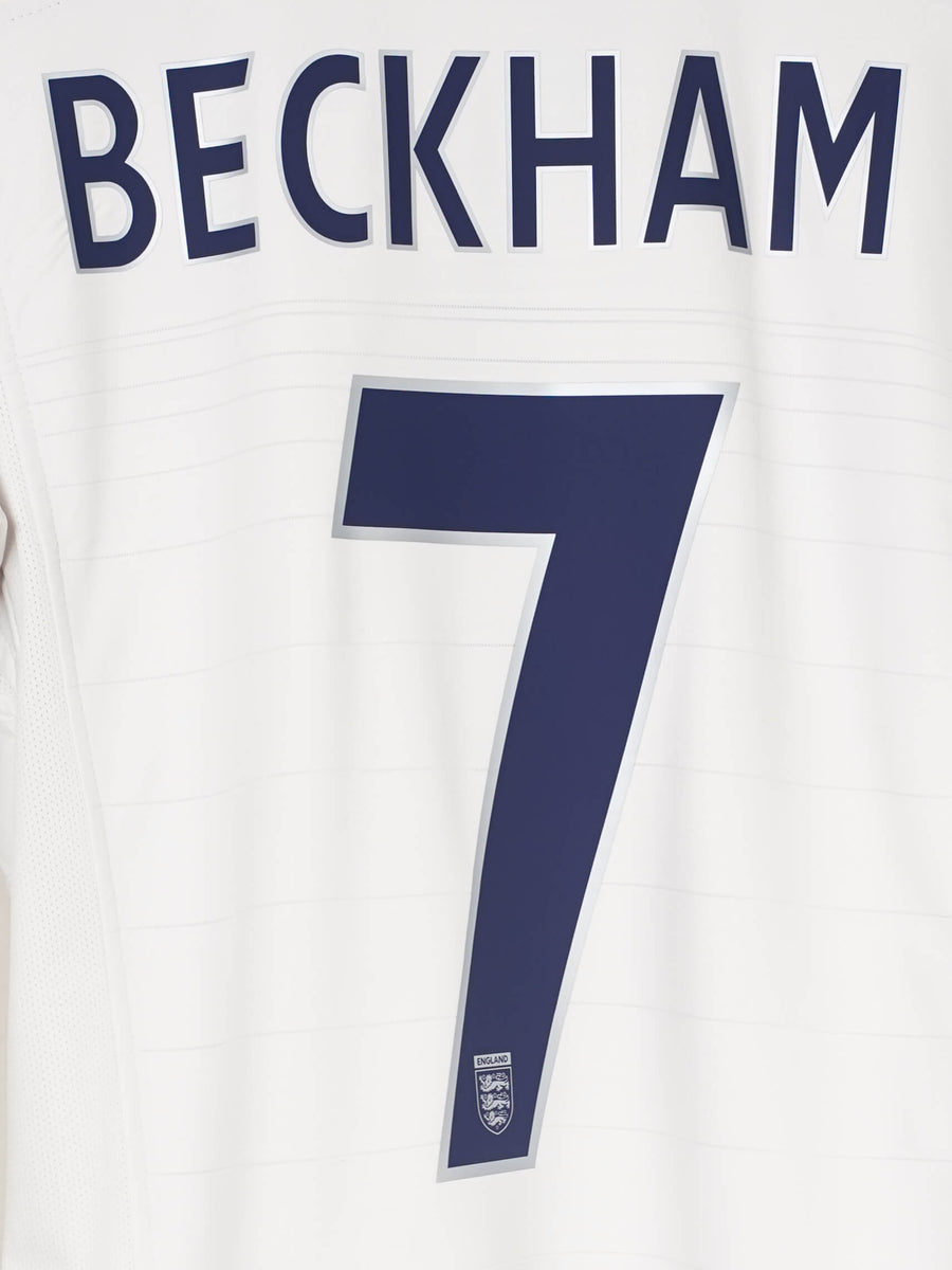 England Home Shirt 2004/5 Beckham 7 (S)