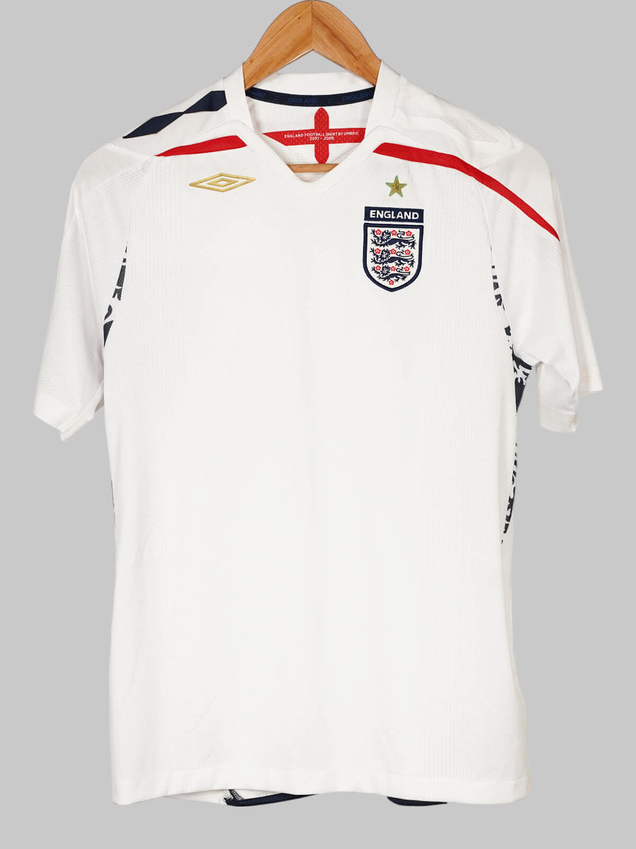 England Home Shirt 2008/9 (XL Kids)
