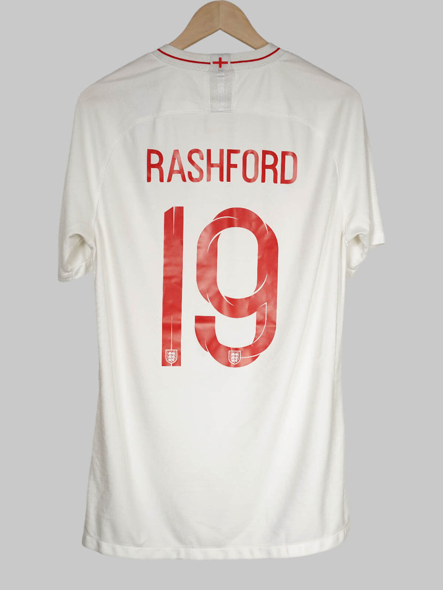 England Home Shirt 2018/19 Rashford 19 (L)