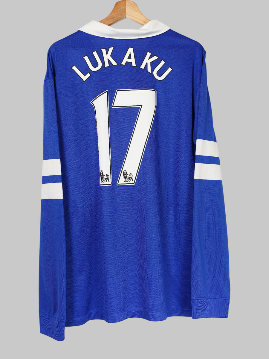Everton Home Shirt 2013/14 L/S Lukaku 17 (XL)