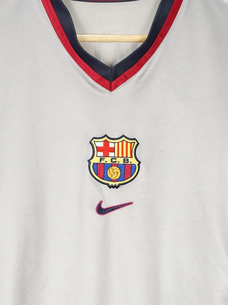 FC Barcelona Away Shirt 1998/00 Rivaldo 11 (XXL)