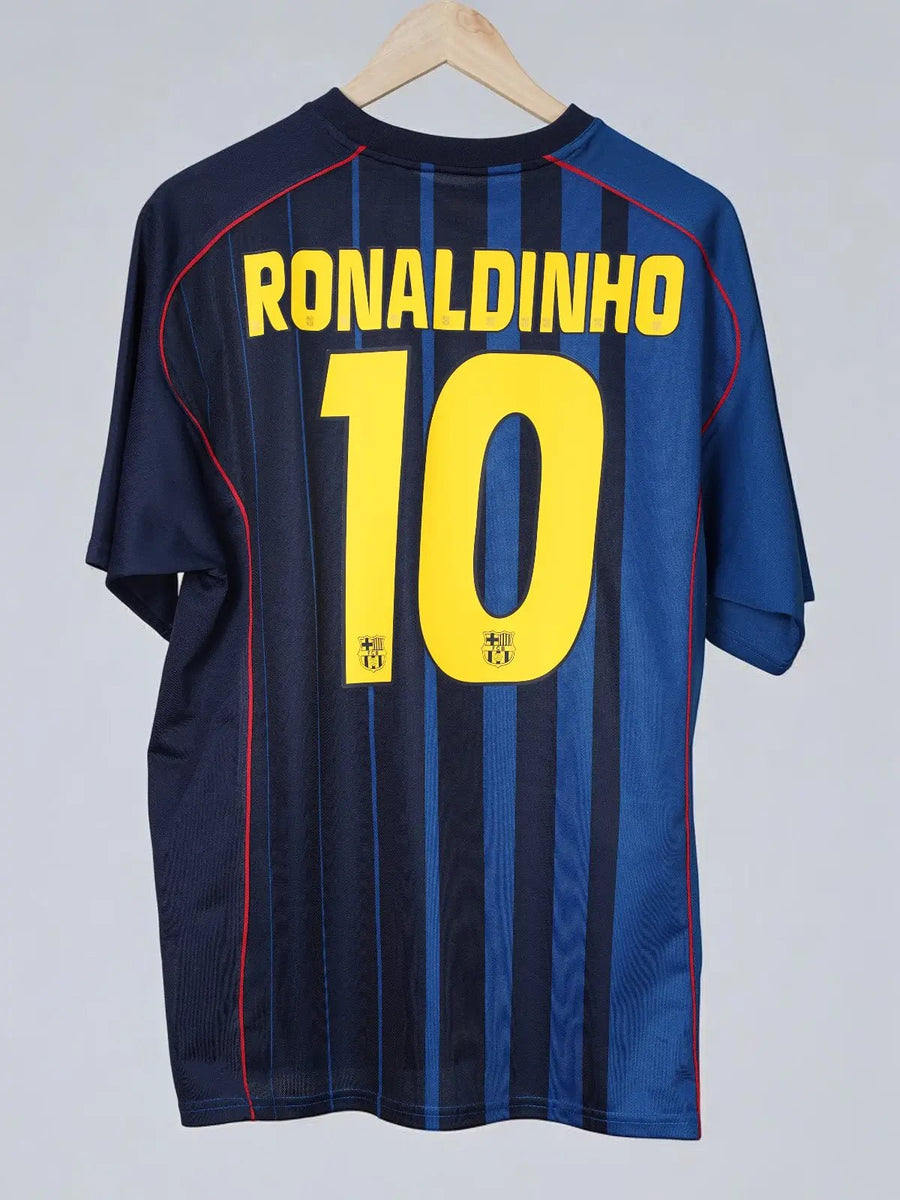 FC Barcelona Away Shirt 2004/5 Ronaldinho 10 (L)