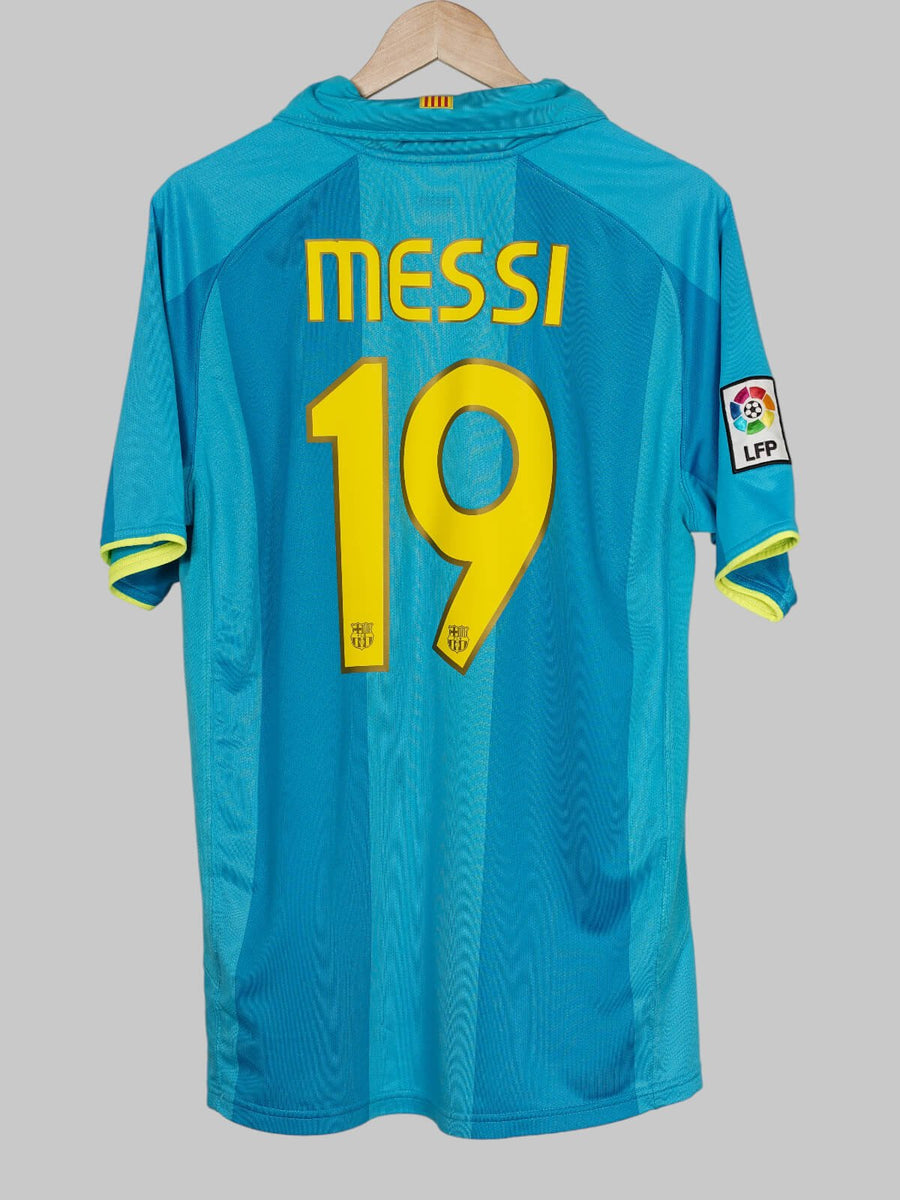 FC Barcelona Away Shirt 2007/8 Messi 19 (L)