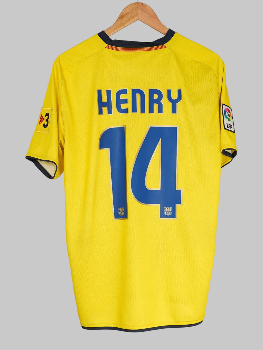 FC Barcelona Away Shirt 2008/9 Henry 14 (M)