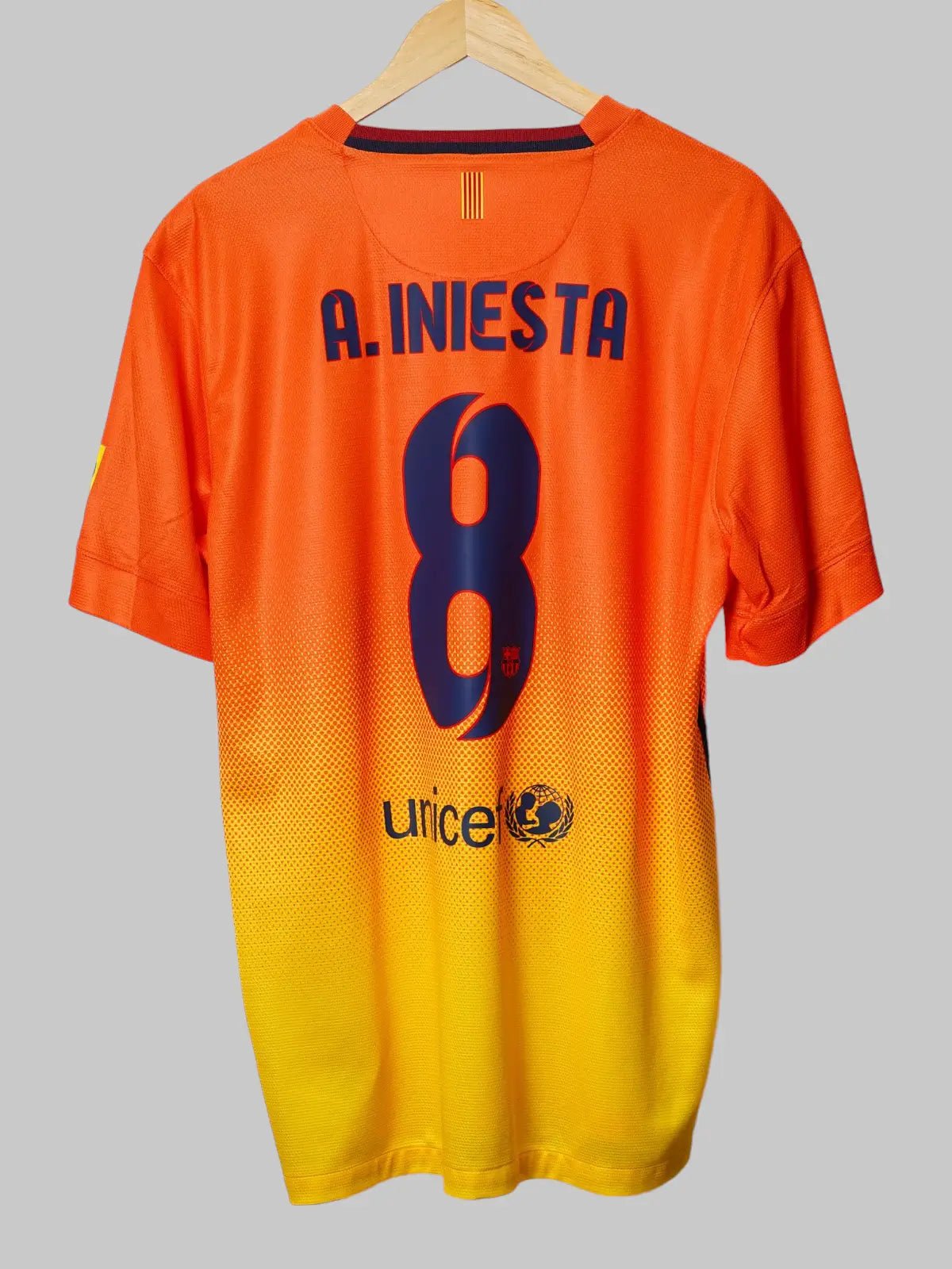バルセロナA. Iniesta 8 Dri-FIT シャツ 11-12シーズン 2011/12 Barcelona Away Jersey #8 A. Iniesta 2XL NIKE Soccer La