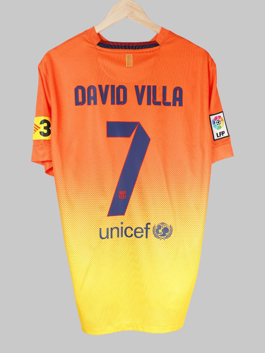 FC Barcelona Away Shirt 2012/13 David Villa 7 (L)