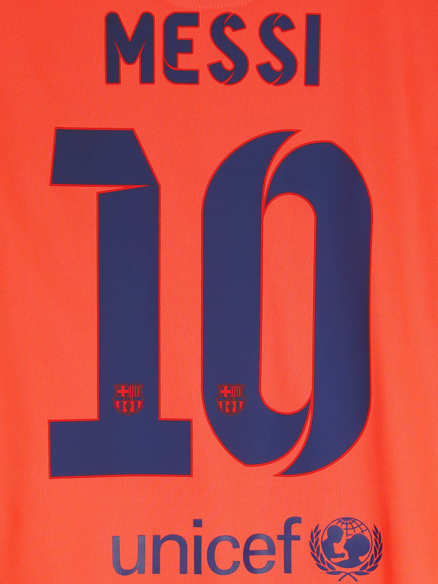 FC Barcelona Away Shirt 2014/15 Messi 10 (L)
