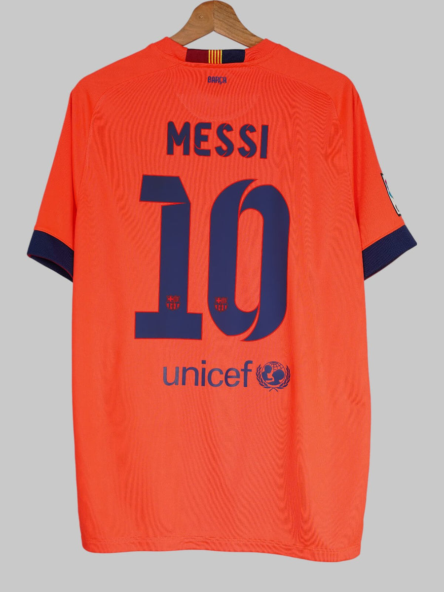 FC Barcelona Away Shirt 2014/15 Messi 10 (L)