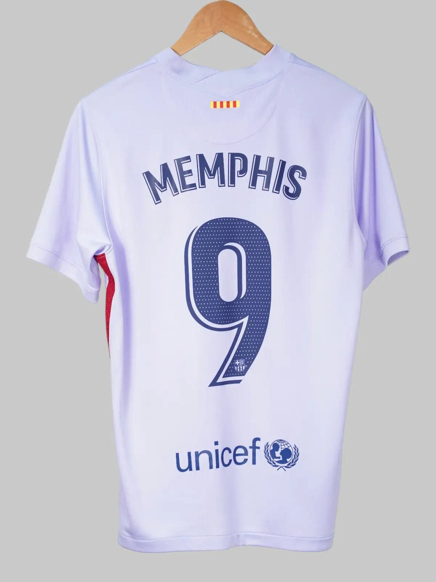 FC Barcelona Away Shirt 2021/22 Memphis 9 (M)