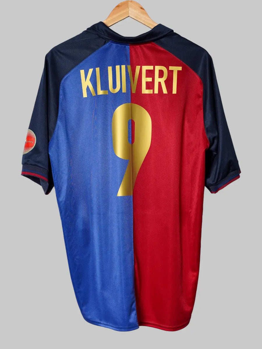FC Barcelona Home Shirt 1999/00 Kluivert 9 (L)