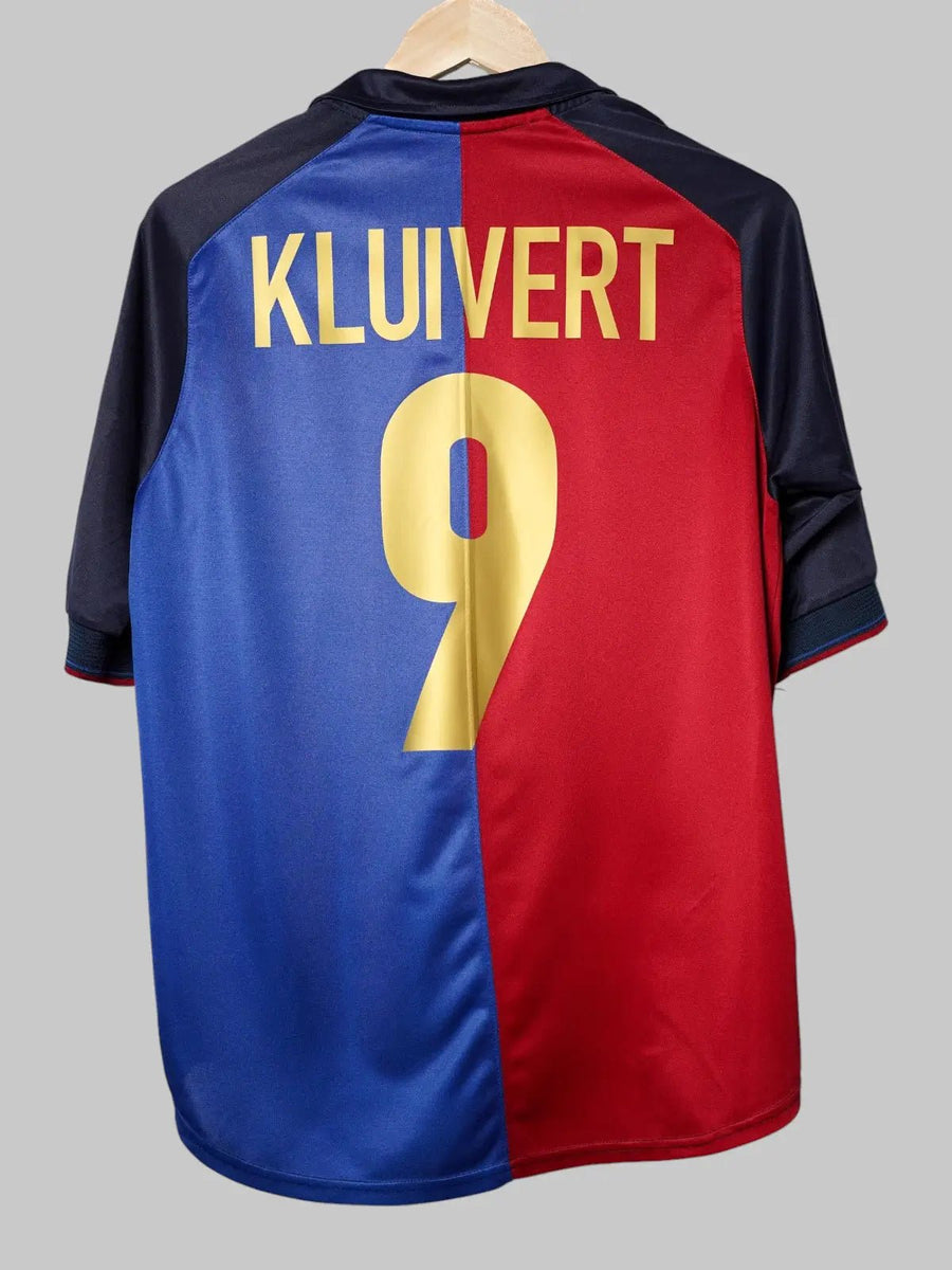 FC Barcelona Home Shirt 1999/00 Kluivert 9 (M)